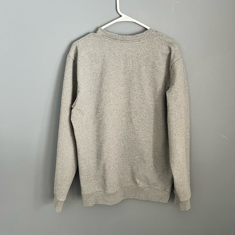 Patagonia Uprisal Crew Sweatshirt Mens Size L Jackson Hole Buffalo Logo Gray - Picture 4 of 5